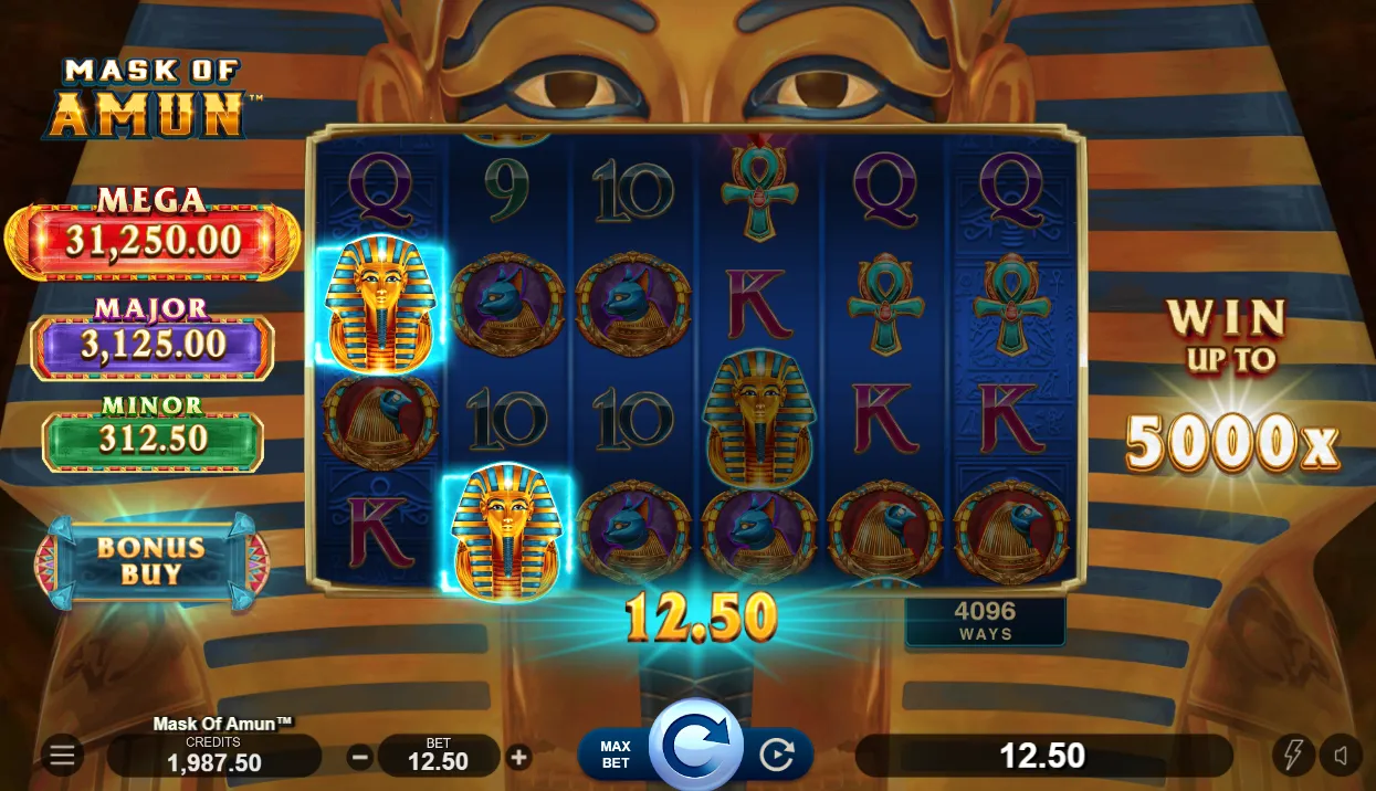 Mask of Amun Slot